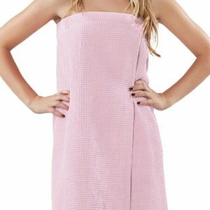 Women's Waffle Wrap Towel - Made in Turkey